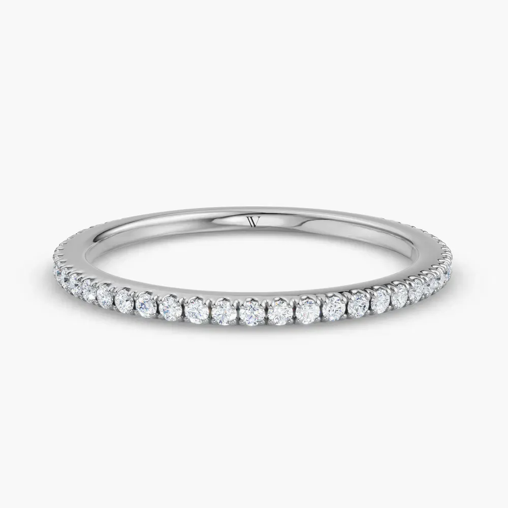 Simple, Stackable, Diamond Lab Diamond Ring (0.2 CTW) in Platinum-Xuri