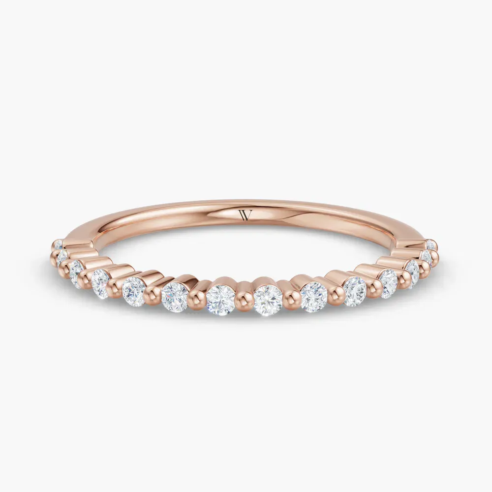 Stackable, Simple, Diamond Lab Diamond Ring (0.2 CTW) in 14K Rose Gold-Voris