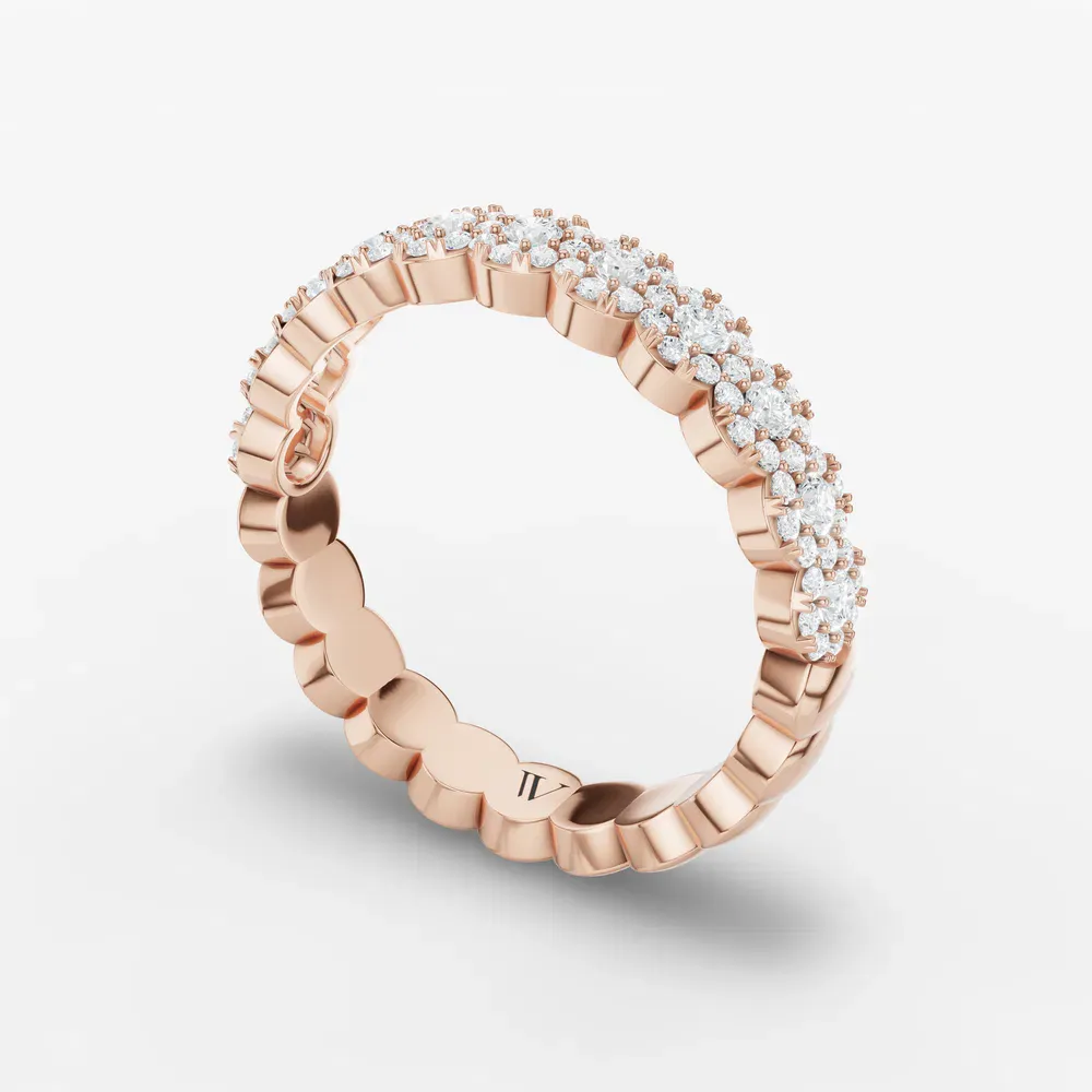Stackable, Diamond Lab Diamond Ring (0.5 CTW) in 14K Rose Gold-Quen